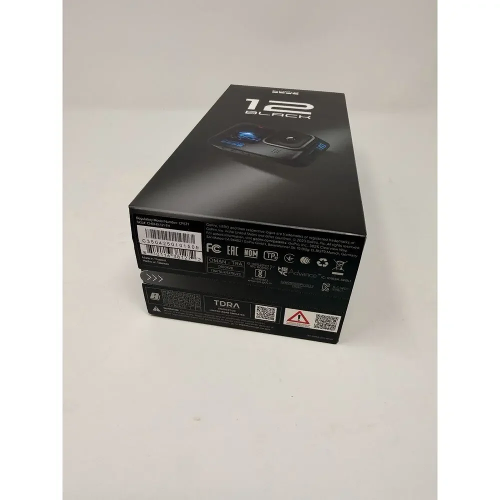 New GoPro 12 Black Voice Control Waterproof Action Camera New in Box